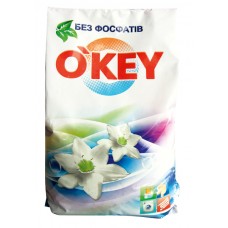 Порошок пральний автомат універсальний без фосфатів O’KEY 2кг